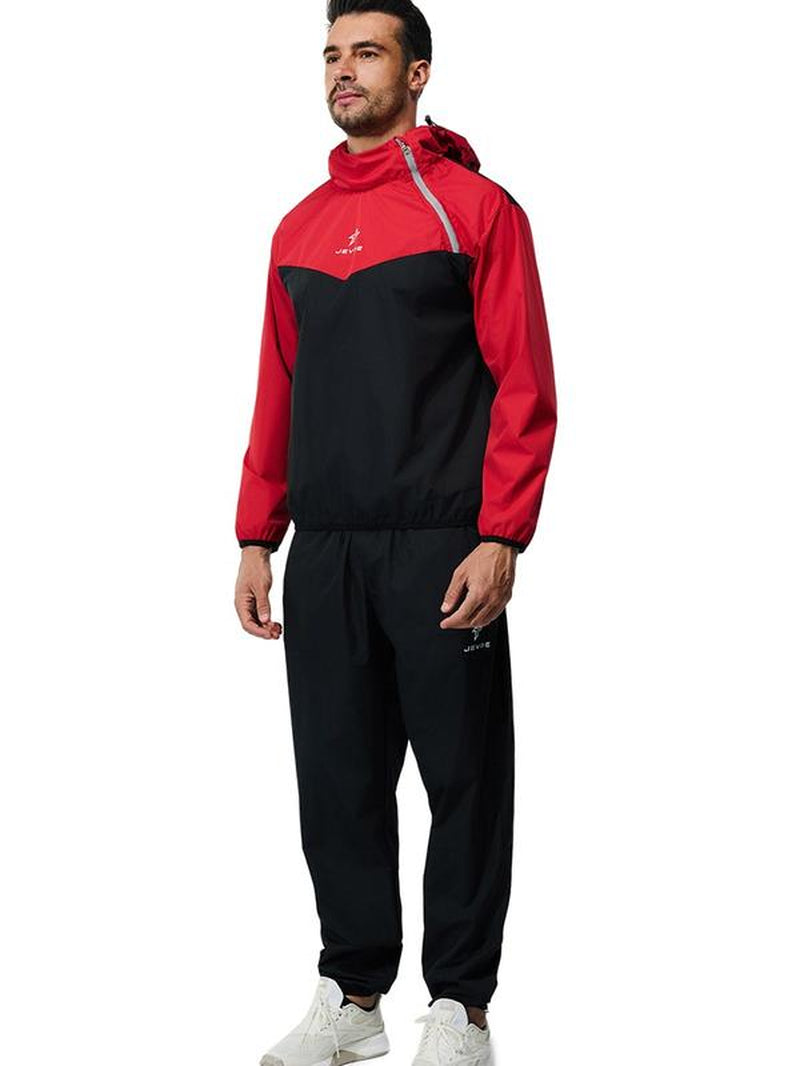 Men'S Suit Sleeve Sauna Sportswear Compression Shirt for Slimming and Workout